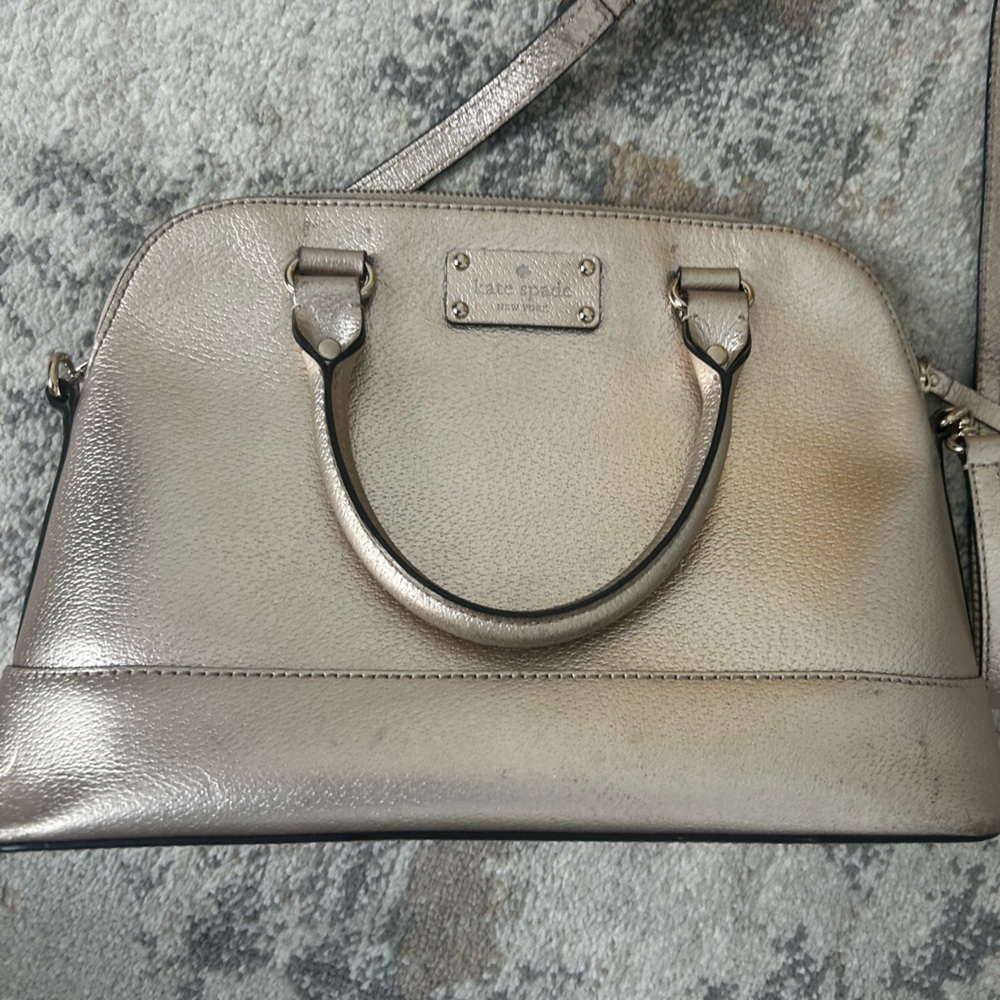Kate Spade Metallic Gold Shoulder Bag